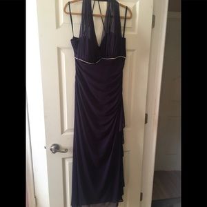 Elegant Purple gown. Worn one time. Size 14